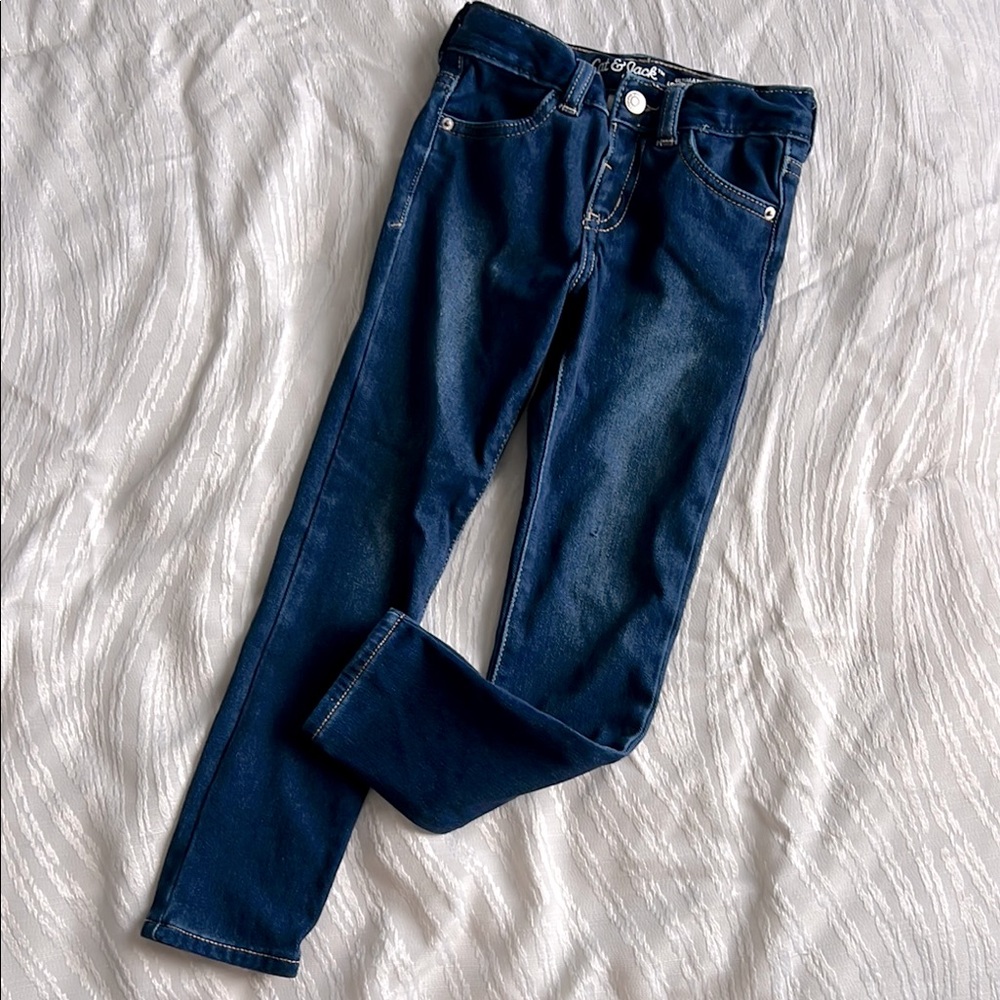 Girl’s Dark wash Blue Jeans cat & jack